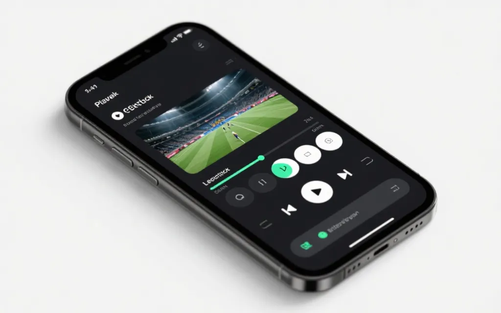 移动端播放器展示多音轨切换、延迟档位与弹幕开关的产品界面示意